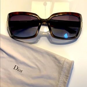 Authentic Christian Dior Leopard brown sunglasses